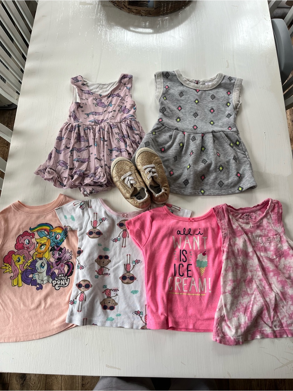 Mixed Toddler Girls Clothing Bundle - Summer Lot